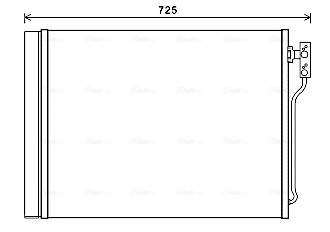 Condenseur, climatisation AVA Clever Choice BWA5435D
