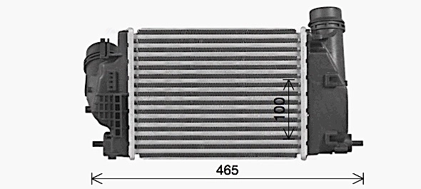Intercooler, échangeur AVA Clever Choice DN4469