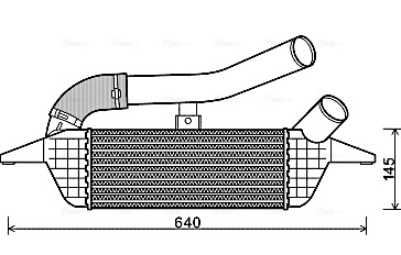 Intercooler, échangeur AVA Clever Choice HY4228