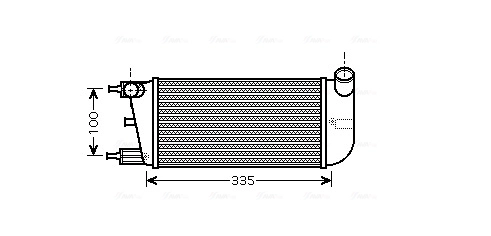 Intercooler, échangeur AVA Clever Choice FTA4352