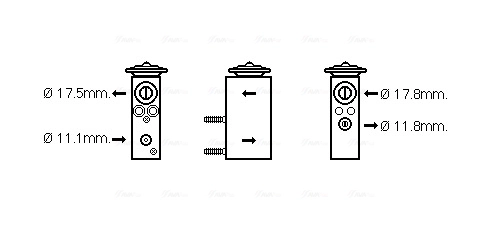 Détendeur, climatisation AVA Clever Choice CN1275