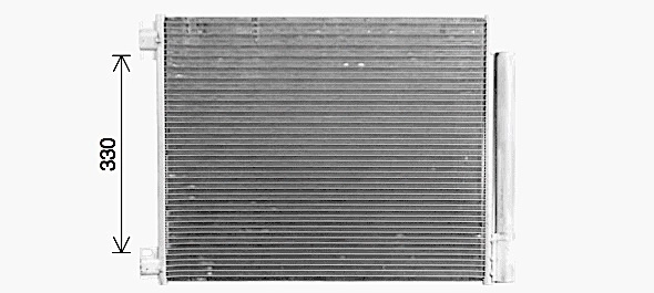 Condenseur, climatisation AVA Clever Choice RT5653D