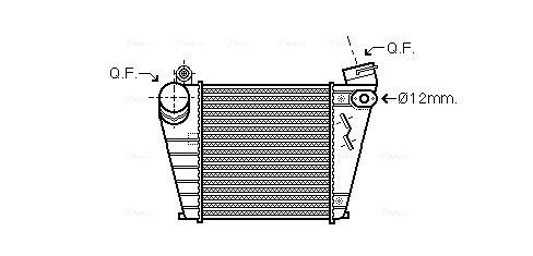 Intercooler, échangeur AVA Clever Choice AIA4200
