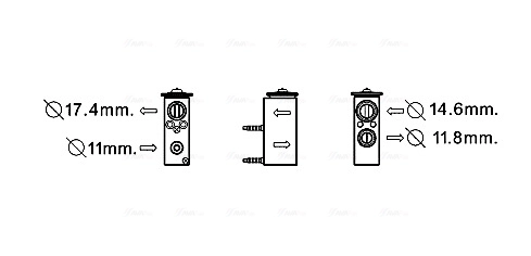 Détendeur, climatisation AVA Clever Choice PE1355