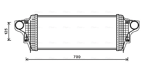 Intercooler, échangeur AVA Clever Choice MSA4551