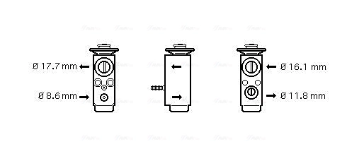 Détendeur, climatisation AVA Clever Choice OL1352