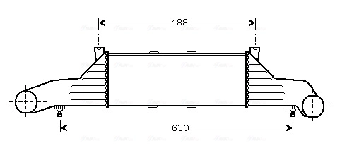 Intercooler, échangeur AVA Clever Choice MSA4295