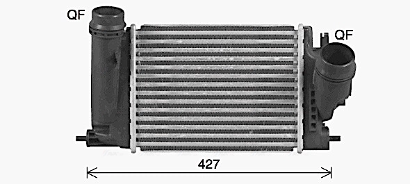 Intercooler, échangeur AVA Clever Choice DN4469