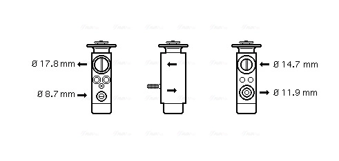 Détendeur, climatisation AVA Clever Choice BW1088