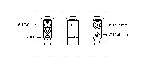 Détendeur, climatisation AVA Clever Choice CN1245