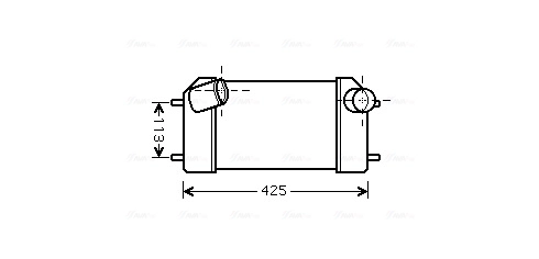 Intercooler, échangeur AVA Clever Choice AUA4181