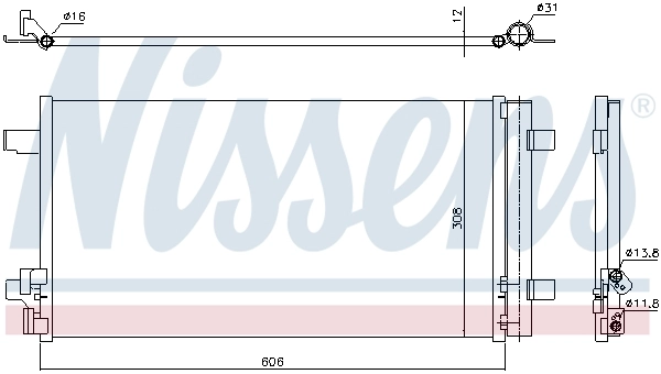 Condenseur, climatisation AVA Clever Choice VN5469D
