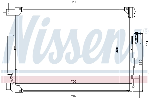 Condenseur, climatisation AVA Clever Choice DN5543D