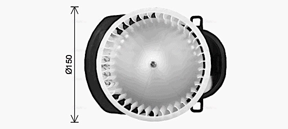 Pulseur d'air habitacle AVA Clever Choice VN8549