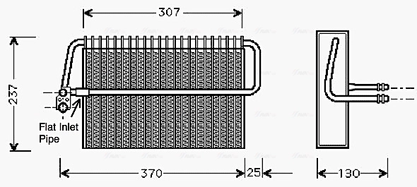 Évaporateur climatisation AVA Clever Choice MSV272