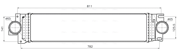 Intercooler, échangeur AVA Clever Choice FD4703