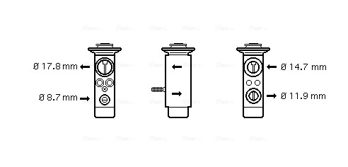 Détendeur, climatisation AVA Clever Choice BW1349