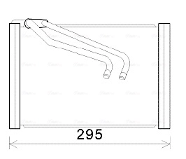 Évaporateur climatisation AVA Clever Choice FTV443