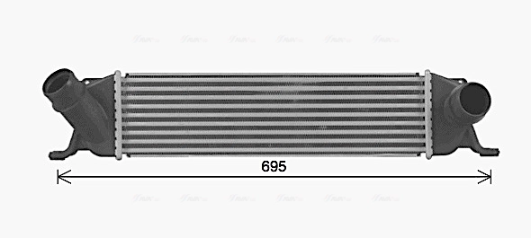 Intercooler, échangeur AVA Clever Choice HY4489