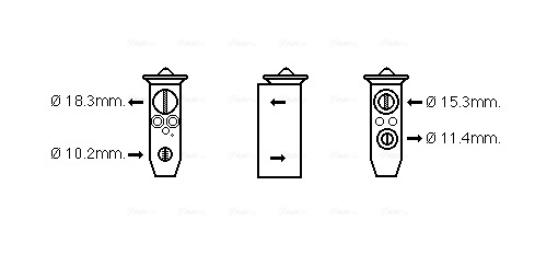 Détendeur, climatisation AVA Clever Choice DN1359