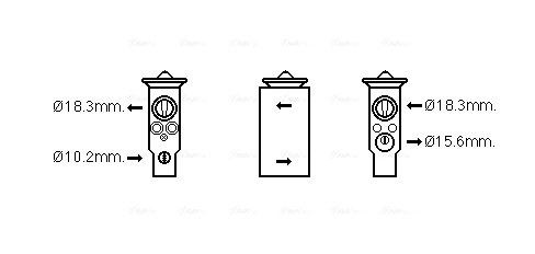 Détendeur, climatisation AVA Clever Choice MS1634