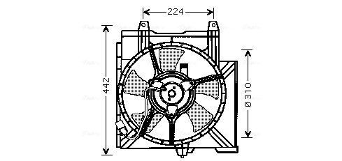 Fan, engine cooling