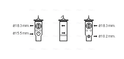 Détendeur, climatisation AVA Clever Choice BW1359