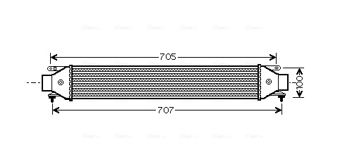 Intercooler, échangeur AVA Clever Choice FT4392