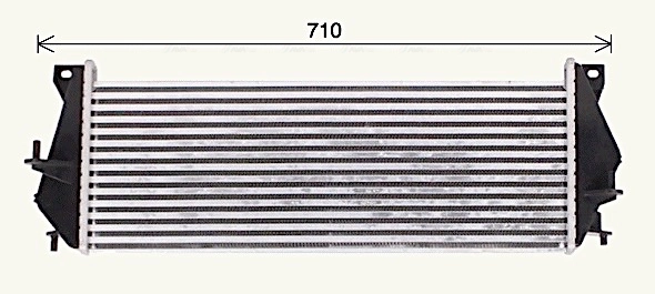 Intercooler, échangeur AVA Clever Choice AU4338