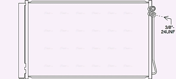 Condenseur, climatisation AVA Clever Choice MS5717D