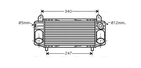 Intercooler, échangeur AVA Clever Choice AI4192