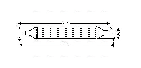 Intercooler, échangeur AVA Clever Choice FT4319