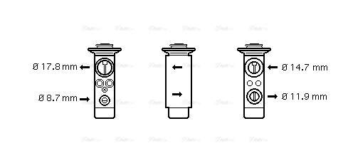 Détendeur, climatisation AVA Clever Choice BW1362