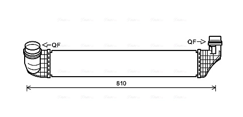 Intercooler, échangeur AVA Clever Choice RT4614