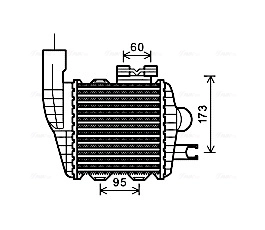 Intercooler, échangeur AVA Clever Choice HY4226