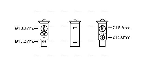 Détendeur, climatisation AVA Clever Choice HD1285