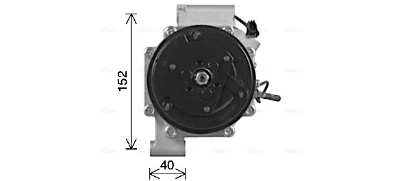 Compresseur, climatisation AVA Clever Choice HDAK332