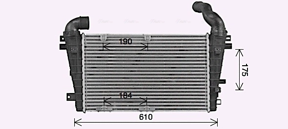 Intercooler, échangeur AVA Clever Choice OL4707