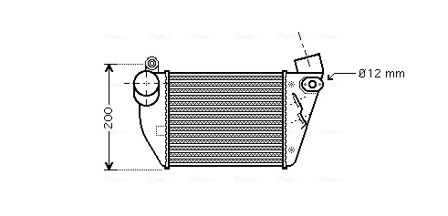 Intercooler, échangeur AVA Clever Choice AIA4224