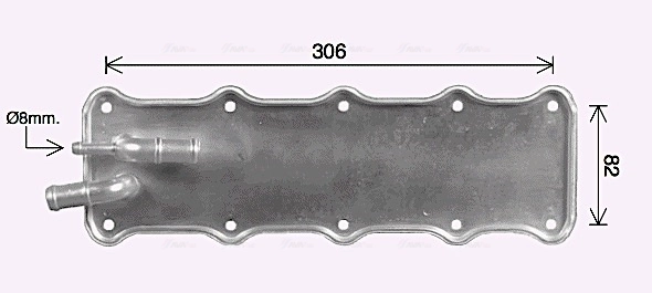 Intercooler, échangeur AVA Clever Choice VN4421