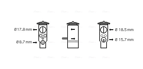 Détendeur, climatisation AVA Clever Choice MC1005