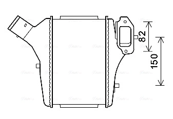 Intercooler, échangeur AVA Clever Choice HD4286