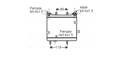 Radiateur d'huile AVA Clever Choice MS3540