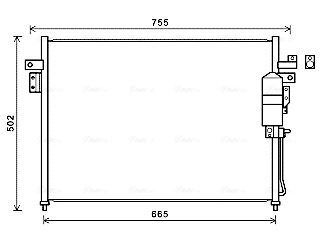 Condenseur, climatisation AVA Clever Choice DN5404D