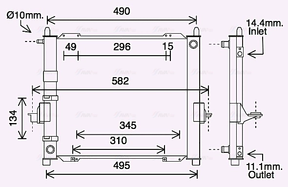 Module de refroidissement AVA Clever Choice RTM632