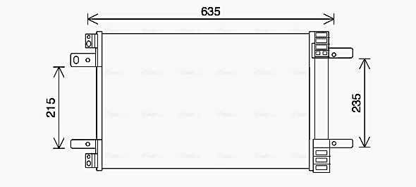 Condenseur, climatisation AVA Clever Choice CN5311D