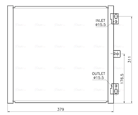 Condenseur, climatisation AVA Clever Choice PR5105