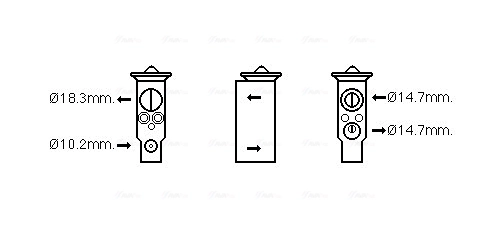 Détendeur, climatisation AVA Clever Choice SZ1143