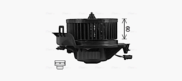 Pulseur d'air habitacle AVA Clever Choice AI8445