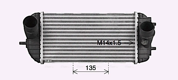 Intercooler, échangeur AVA Clever Choice KA4329